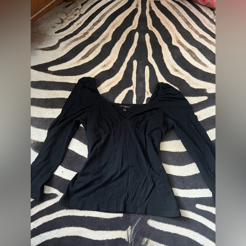Banana republic black sweetheart neckline
